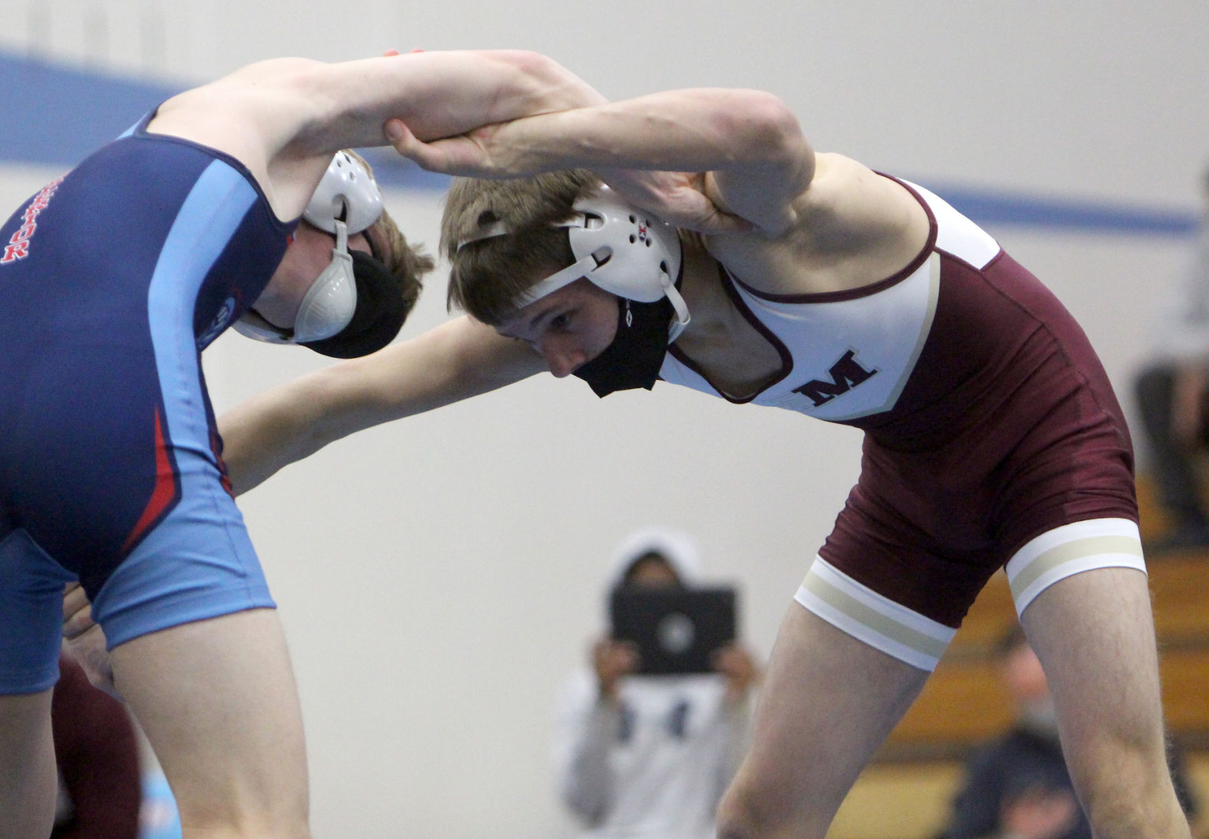 Division 1 prep wrestling sectionals at Eau Claire North 1-30-21
